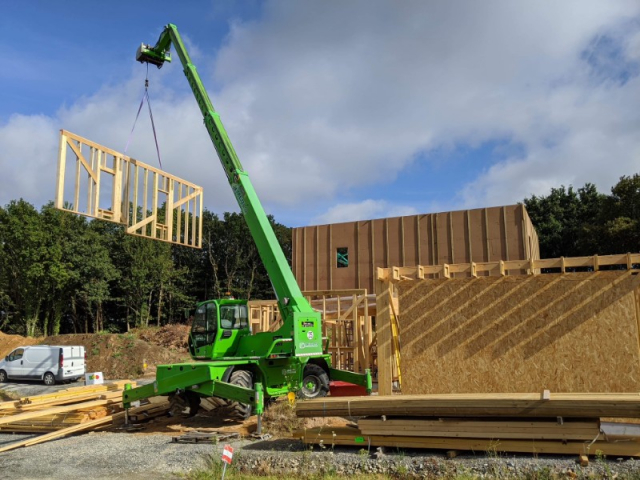 La maison ossature bois, le prix varie en fonction des matériaux utilisés, à Muzillac